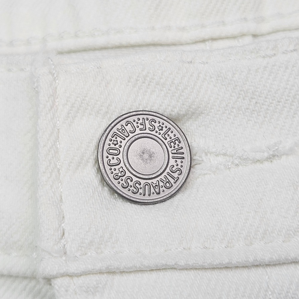 Levi's 541 Athletic Taper Jeans Mens 36x30 White Stretch Flex Denim 18181-0537 - Picture 13 of 16